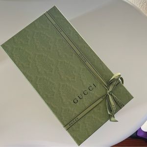 Gucci Gift Box with ribbon tie wrapping